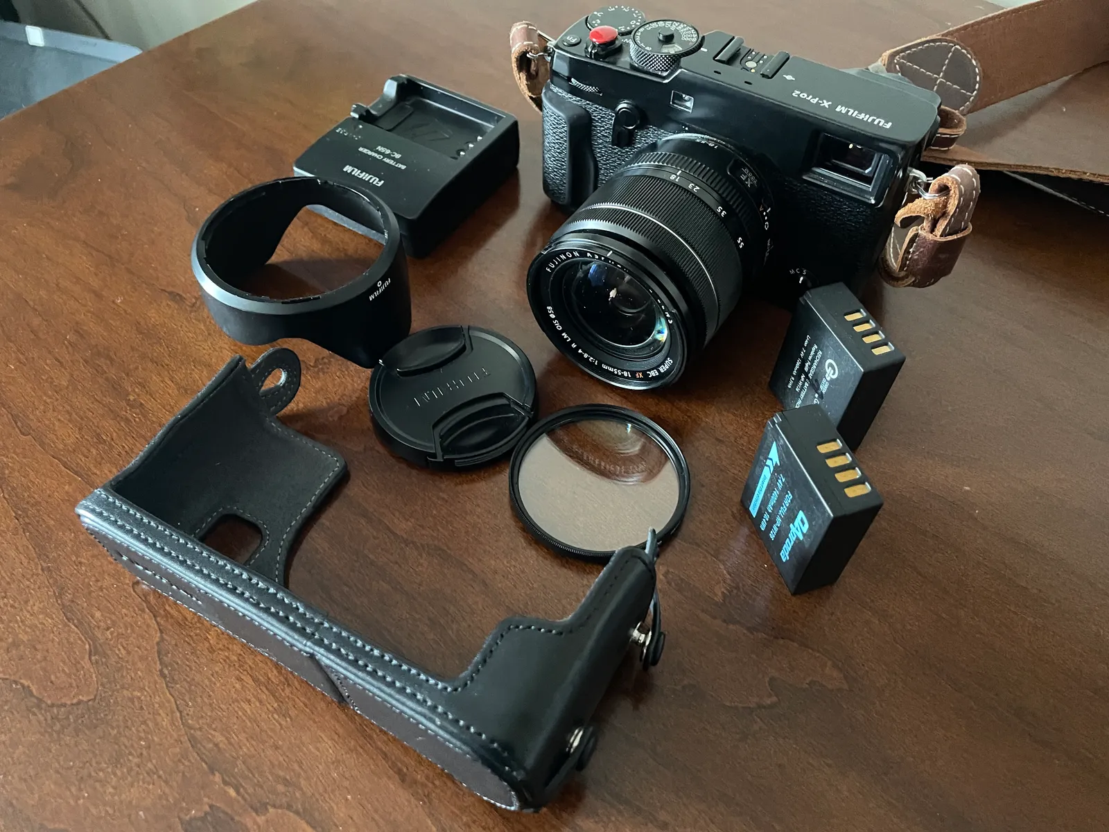 Fujifilm X-Pro2 w/ Fujinon XF 18-55 and Leather Case