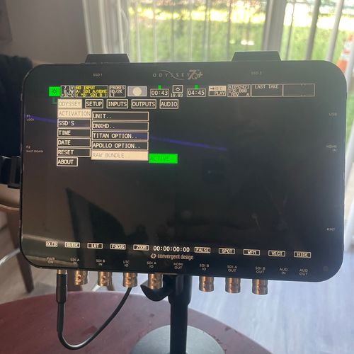 thumbnail-0 for Convergent design Odyssey 7Q+ OLED monitor & Raw recorder (RAW LICENSE INCLUDED)