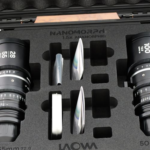 thumbnail-1 for Venus Optics Laowa Nanomorph Anamorphic Zoom Lens Set 1.5X - Silver Flare, PL Mount