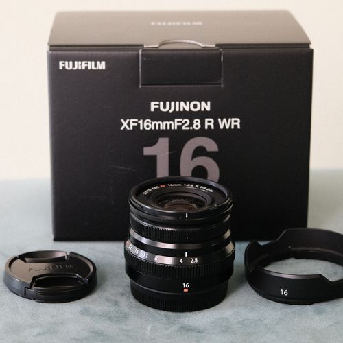 thumbnail-0 for FUJIFILM XF 16mm f/2.8 R WR Lens (Black)