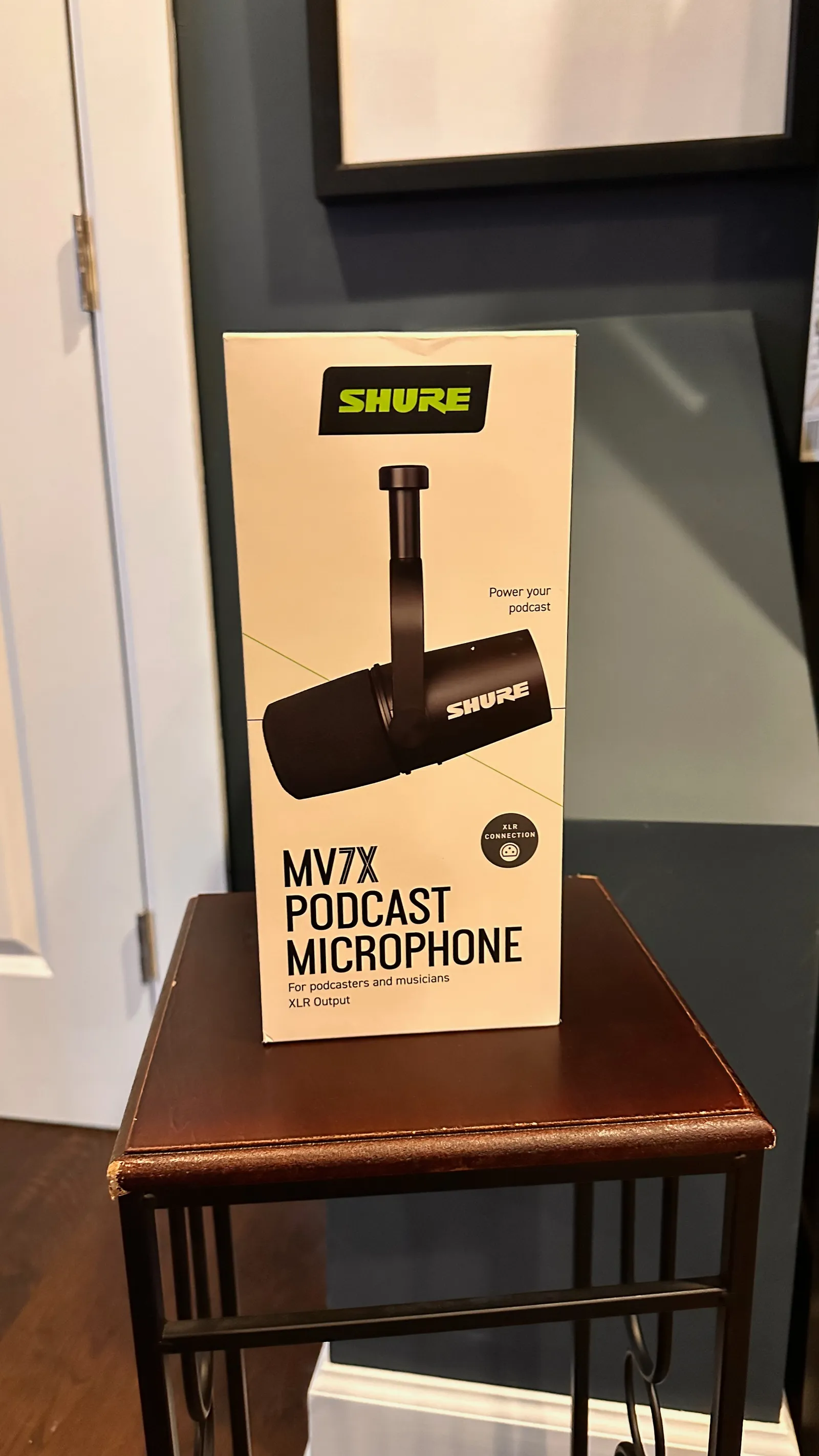 Shure MV7X Cardioid Dynamic Podcast Mic From Nathan's Gear Shop On