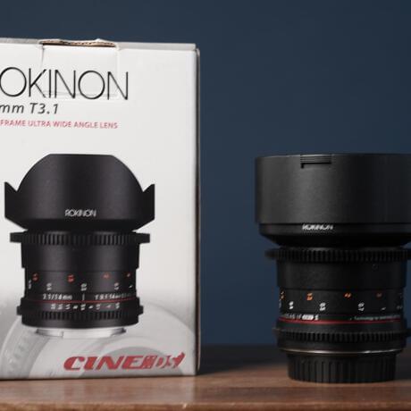 thumbnail-1 for Rokinon 14mm T/3.1 Lens for Canon EF Mount w/ Original Box