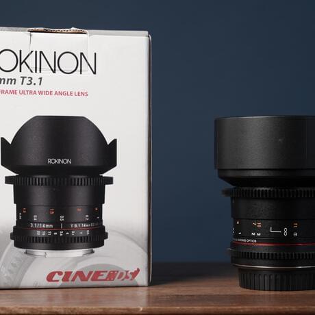thumbnail-2 for Rokinon 14mm T/3.1 Lens for Canon EF Mount w/ Original Box