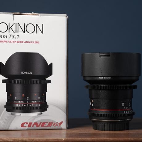 thumbnail-3 for Rokinon 14mm T/3.1 Lens for Canon EF Mount w/ Original Box