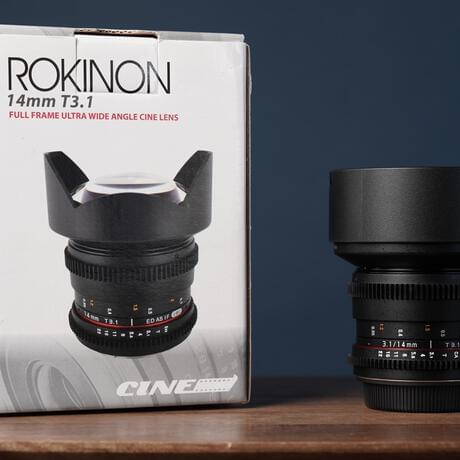 Rokinon 14mm T/3.1 Lens for Canon EF Mount w/ Original Box