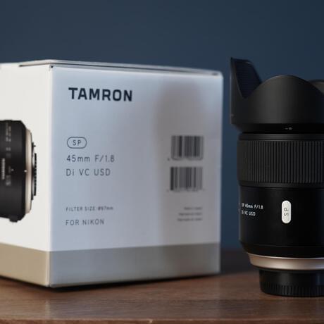 Tamron SP 45mm F/1.8 Di VC USD Lens w/ Original Box Nikon