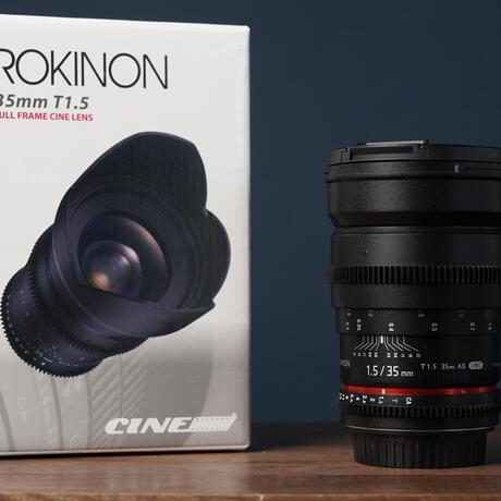 thumbnail-0 for Rokinon 35mm T/1.5 Cine Lens for Canon EF