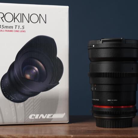thumbnail-2 for Rokinon 35mm T/1.5 Cine Lens for Canon EF