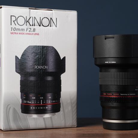 thumbnail-2 for Rokinon 10mm F/2.8 Lens for Sony E-Mount (APS-C) w/ Original Box