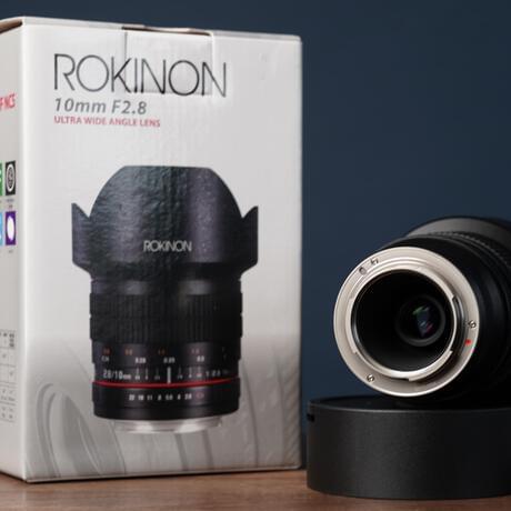 thumbnail-5 for Rokinon 10mm F/2.8 Lens for Sony E-Mount (APS-C) w/ Original Box
