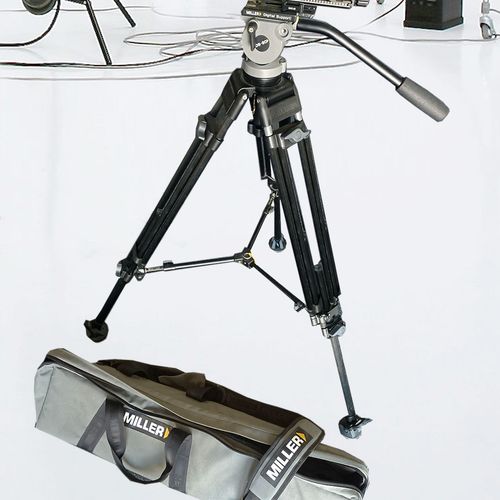 Miller DS-20 Fluid Head  2-Stage Tripod System - Ultra Light & Strong