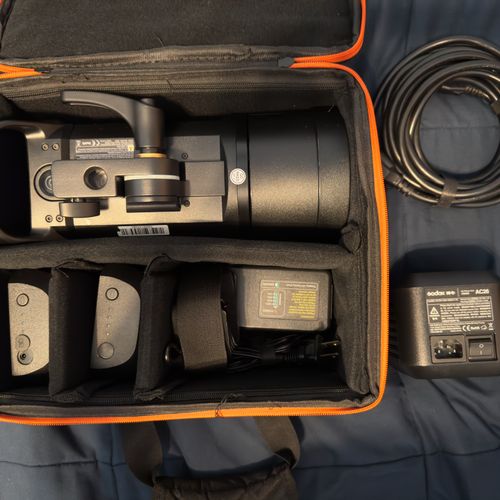 Godox AD600 Pro with Extra Battery and AC Adapter