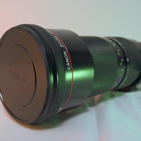 thumbnail-3 for Canon FD 50-300mm f4.5 L MF Zoom Lens with Hood