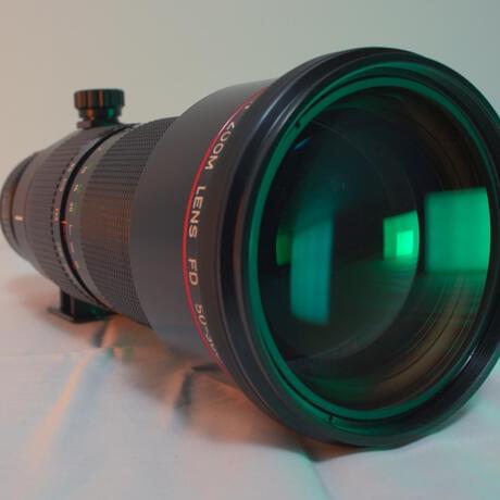 thumbnail-6 for Canon FD 50-300mm f4.5 L MF Zoom Lens with Hood