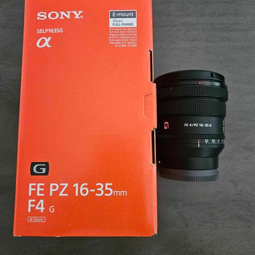 Sony FE PZ 16-35mm f/4 G Wide Angle Zoom Lens E Mount Full Frame