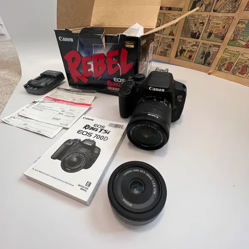 thumbnail-1 for Canon EOS Rebel T5i DSLR Camera with 18-55mm, 24mm, and Kit