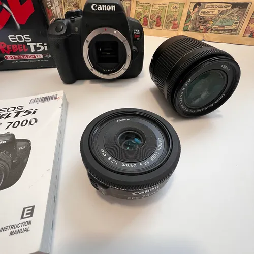 thumbnail-3 for Canon EOS Rebel T5i DSLR Camera with 18-55mm, 24mm, and Kit