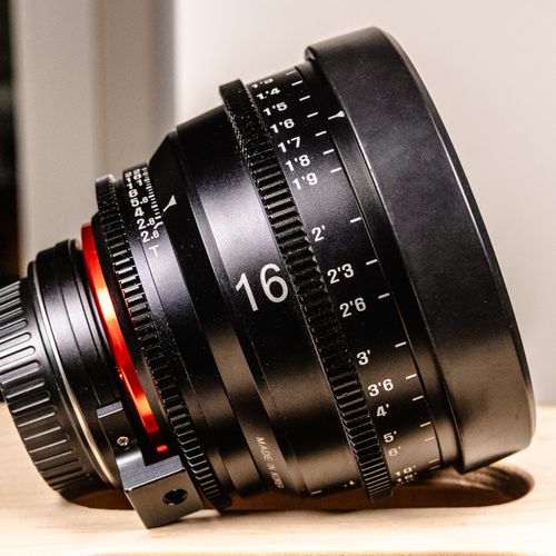 Rokinon XEEN 16mm T2.6 Full Frame Cinema Lens for Canon EF Mount