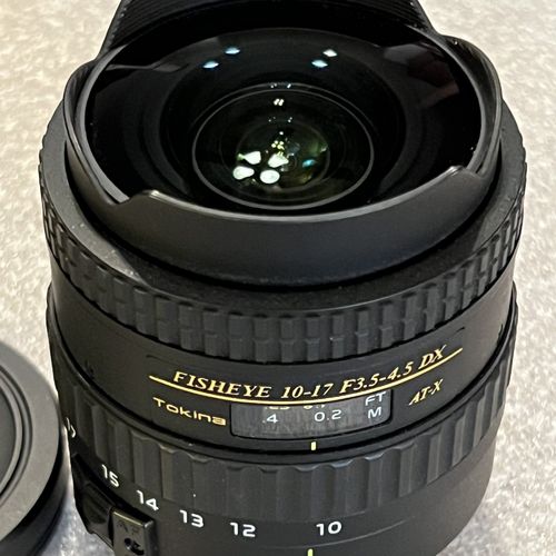thumbnail-3 for Tokina AF 10-17mm f3.5-4.5 AT-X DX Fisheye Lens Canon EF