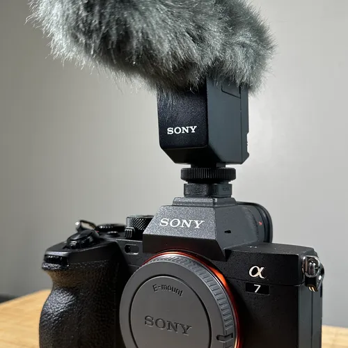 thumbnail-0 for Sony a7IV camera, w/ 10K shutter + 6 Sony batts + Sony's ECM-B1M hotshoe MIC!!!