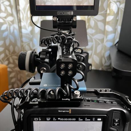 BMPCC 6K  FOLLOW FOCUS, IR FILTER, SMALLRIG MATTE BOX, 18-35MM SIGMA  LENS, T5 500Gb DRIVE, SMALLFOCUS MONITOR