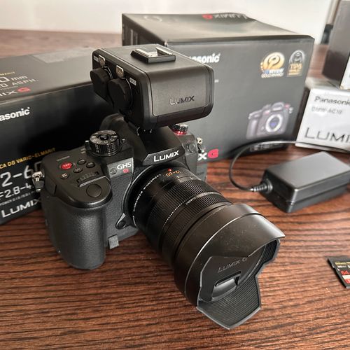 PANASONIC LUMIX GH5s Body C4K Mirrorless Camera with 12-60mm G LEICA DG VARIO-ELMARIT Professional lens