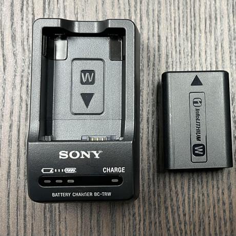 Sony BC-TRW W Series Battery Charger & Sony NP-FW50 Battery