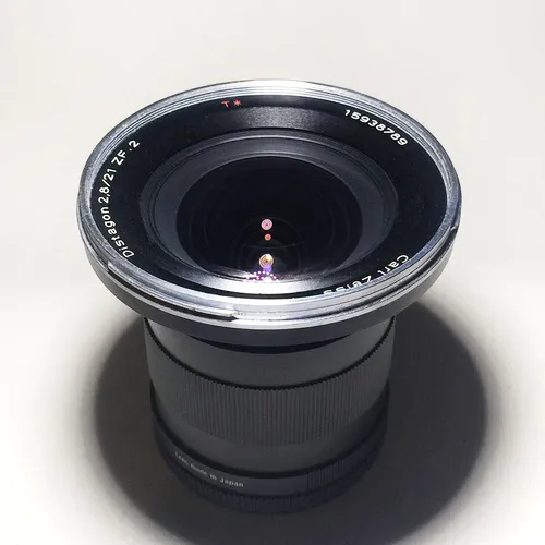 Zeiss Distagon f2.8 21mm ZF.2 Wide angle lens. From Sean Davey On