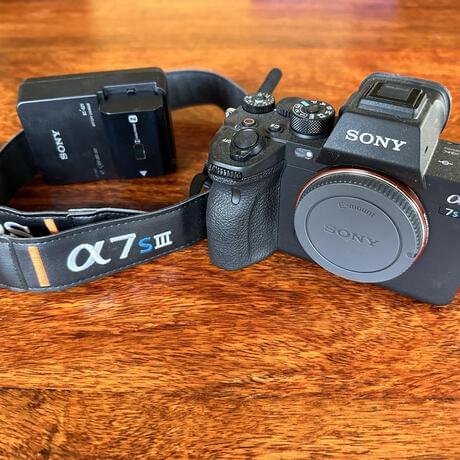 thumbnail-3 for Sony A7S III camera body and accessories.  