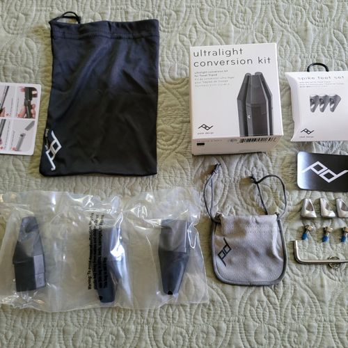 Peak Design Ultra Light Conversion Kit and Spike Feet Set