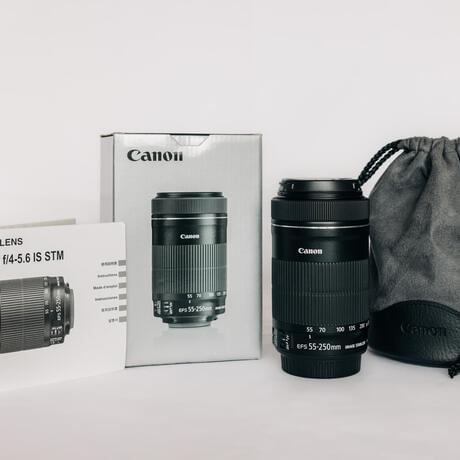 thumbnail-0 for Canon EF-S 55-250mm F/4-5.6 IS STM Lens