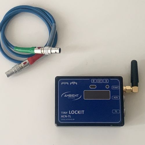 Ambient ACN-TL Tiny Lock it box w/dual direction timecode cable
