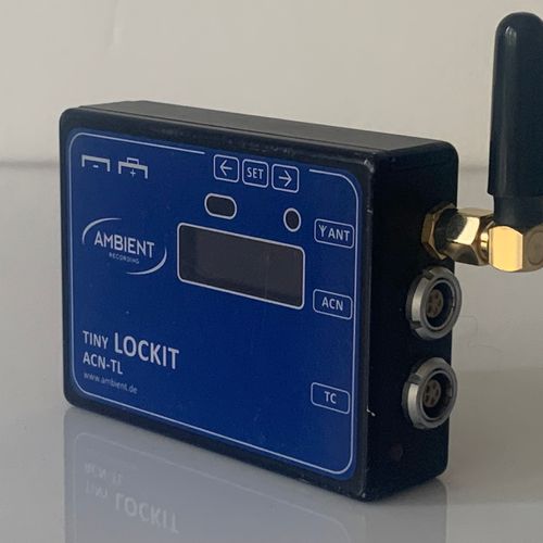 thumbnail-1 for Ambient ACN-TL Tiny Lock it box w/dual direction timecode cable