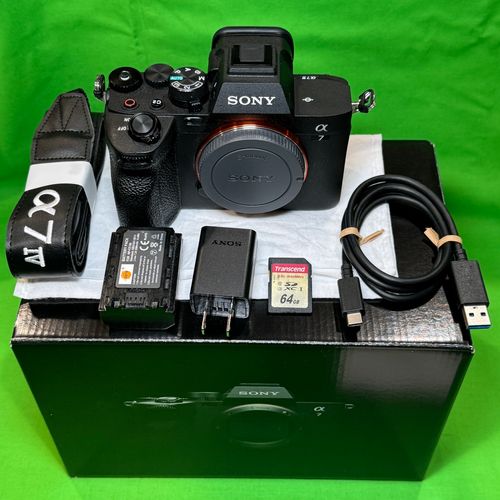 Sony a7iv body with extras