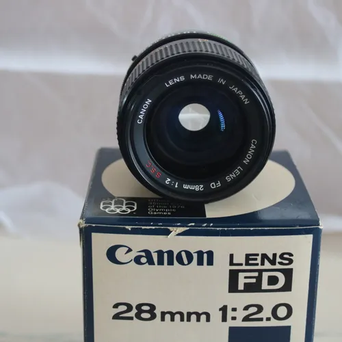 thumbnail-3 for Canon Lens 28mm f/2 with SLR Canon A-1 camera +bonus