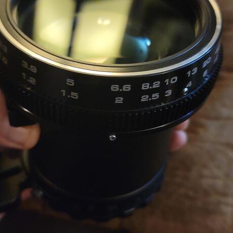 Kowa 16h 2x anamorphic lens Rapido FMJ and Rectilux hcdna