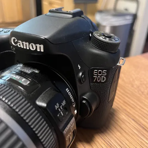 thumbnail-1 for Canon 70D DSLR Camera 