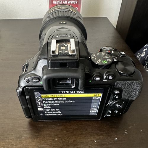 thumbnail-10 for Nikon D5500 with lens and accessories