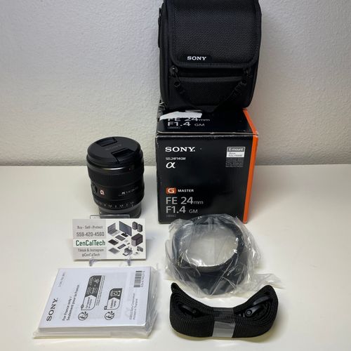 New Sony G Master FE 24mm F1.4 GM wide angle prime lens E-mount SEL24F14GM 