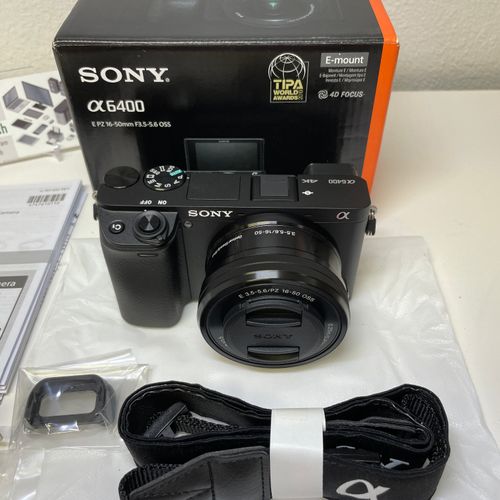 thumbnail-2 for Brand New Sony Alpha a6400 Mirrorless Camera with E PZ 16-50mm f/3.5-5.6 OOS Lens Black 
