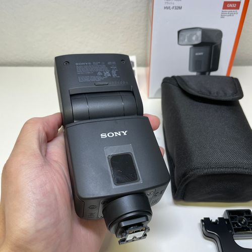 thumbnail-3 for Sony HVL-F32M MI multi-interface shoe Camera Flash Black In Very Good Condition 