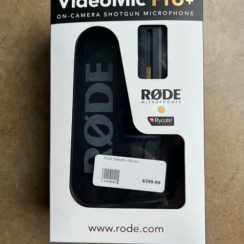 Rode VideoMic Pro+ with DeadCat Windshield 