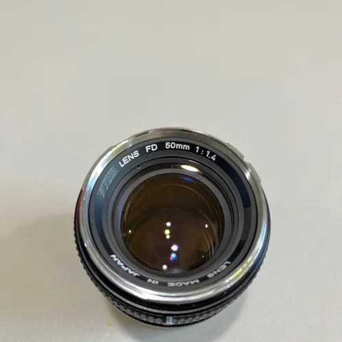 thumbnail-1 for Canon FD 50mm f1.4 MF Standard Lens w/ Polarizer