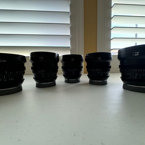 SLR Magic Microprime Cinema lens Set of 5 - Emount