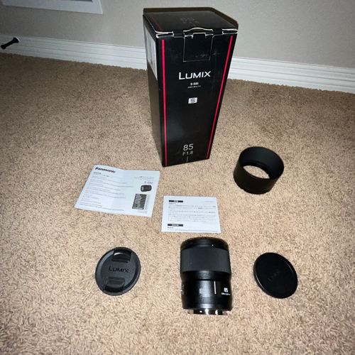 thumbnail-6 for Open Box Panasonic Lumix S 85mm F1.8 L Mount Camera Lens