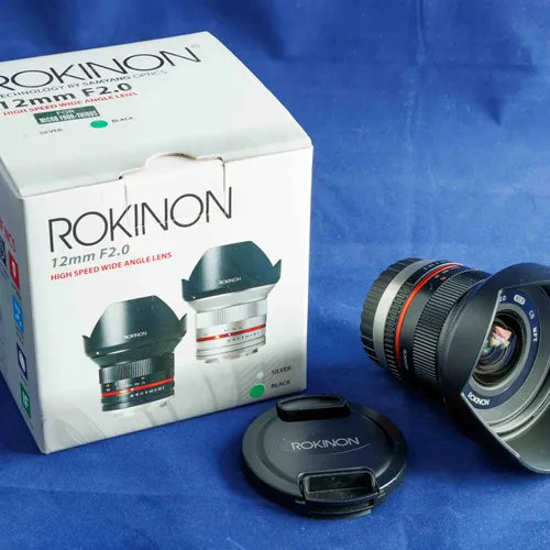 thumbnail-0 for Rokinon 12mm F2.0 manual focus lens for MFT