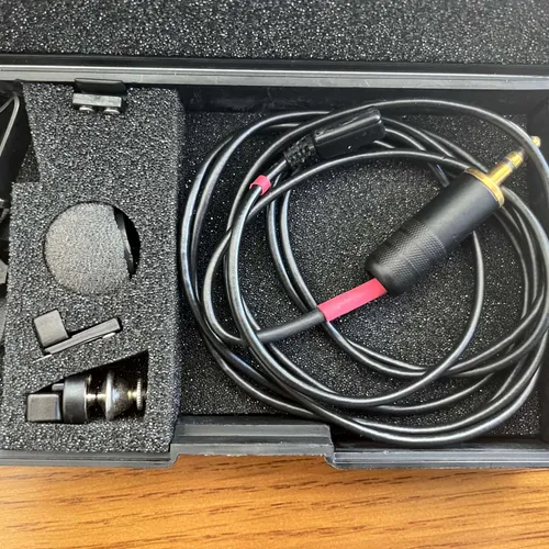 thumbnail-0 for Tram TR50 Omni Lavalier Microphone, Phantom/Battery Powered with XLR Connector (Black)