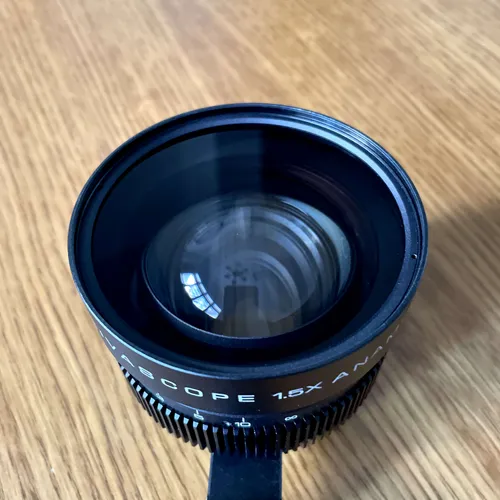 thumbnail-1 for  Aivascope 1.5X amber flare anamorphic lens