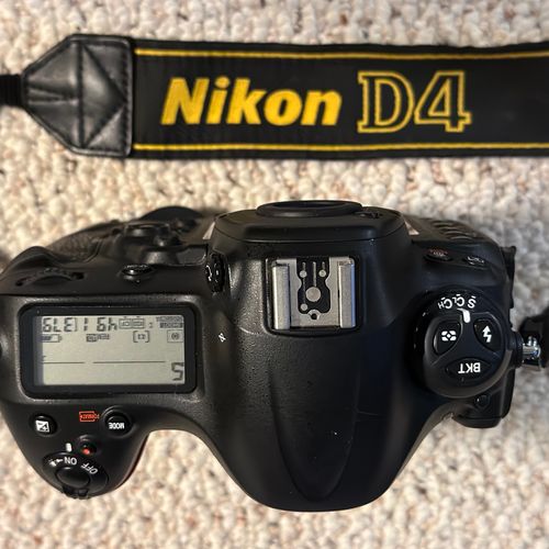 thumbnail-4 for Nikon D4, FULL FRAME, Digital SLR Camera, Like-New condition (~16.5K shutter count)