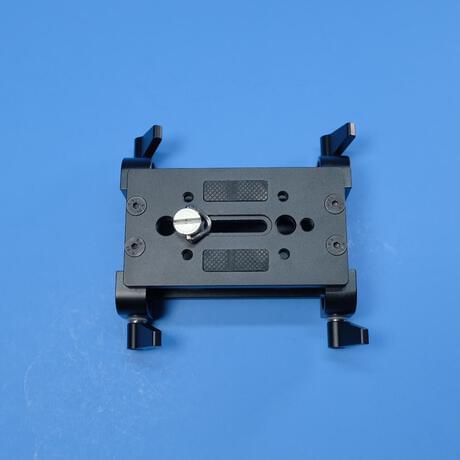 thumbnail-3 for Camera Tripod Mounting Baseplate w/15mm Rod Clamp Rail Block for Tripod/Shoulder Support System